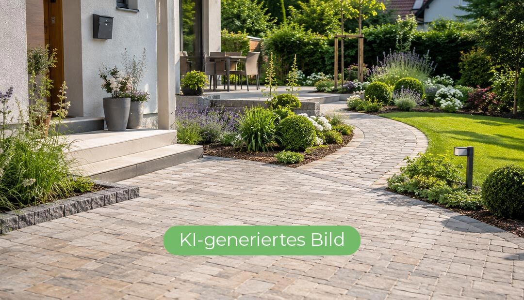 Pflasterarbeiten im Garten: Wege, Einfahrten und Terrassen sauber gestalten
